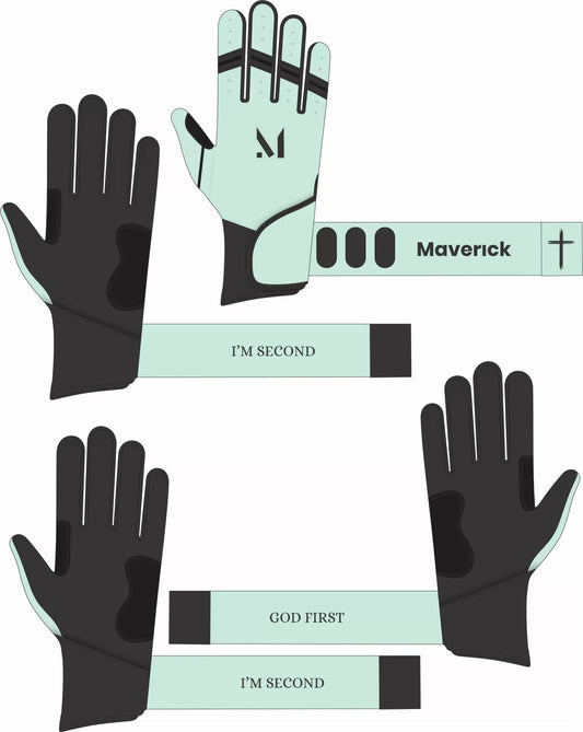Faith Batting Gloves - “God First” “I’m Second”