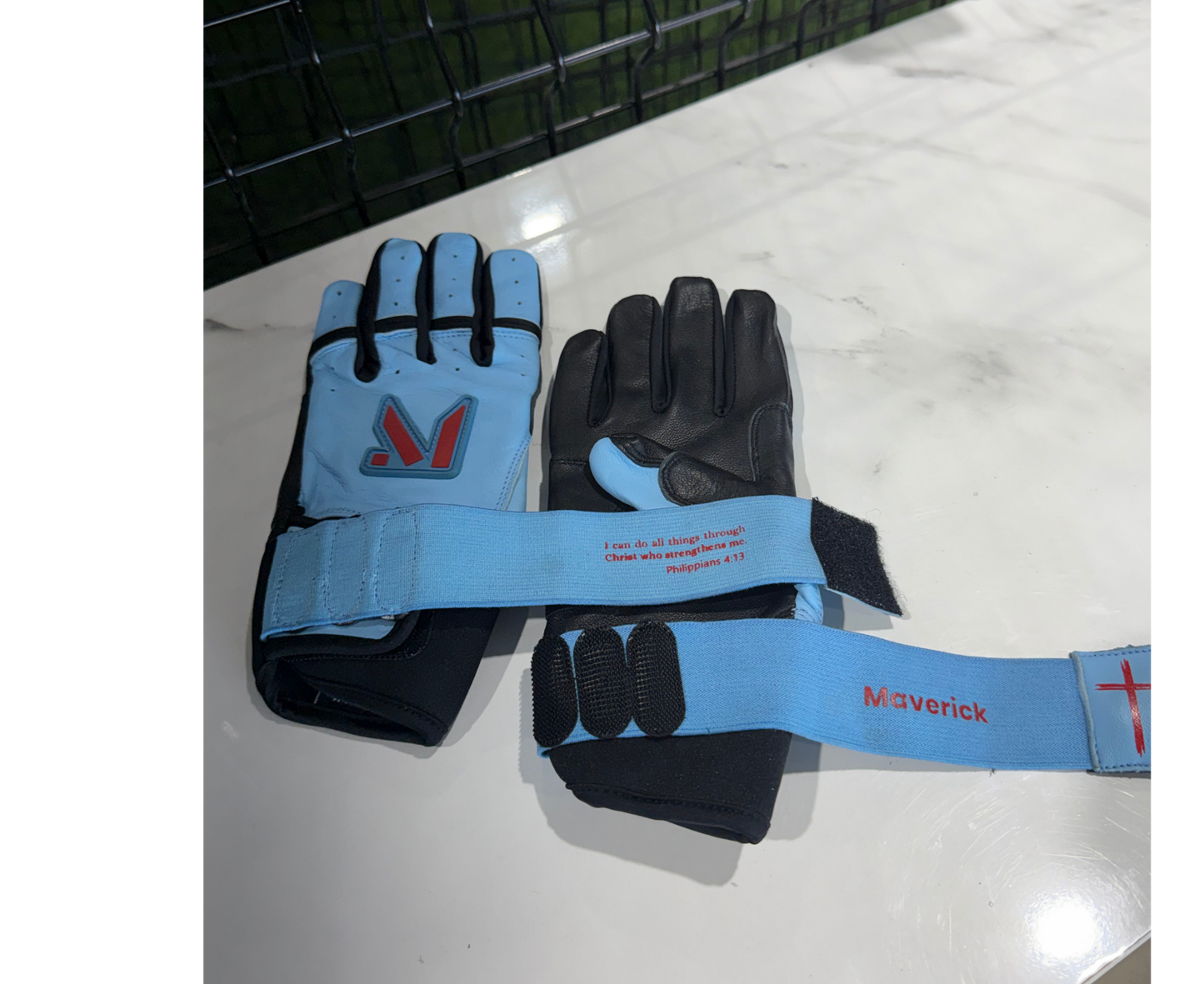 Faith Batting Gloves- Philippians 4:13