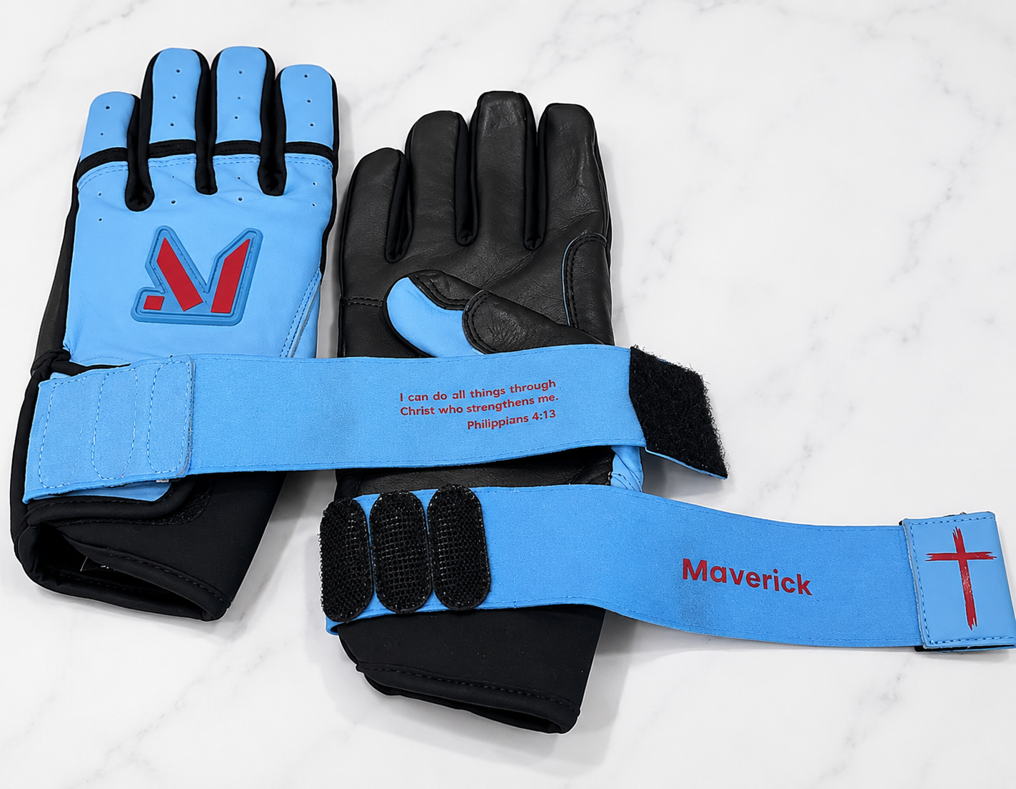 Faith Batting Gloves- Philippians 4:13