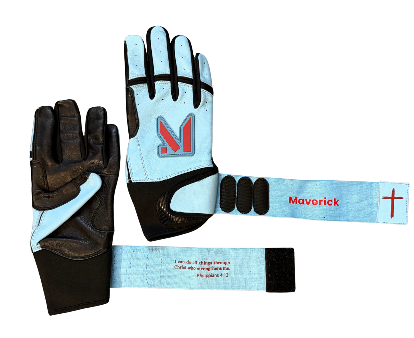 Faith Batting Gloves- Philippians 4:13
