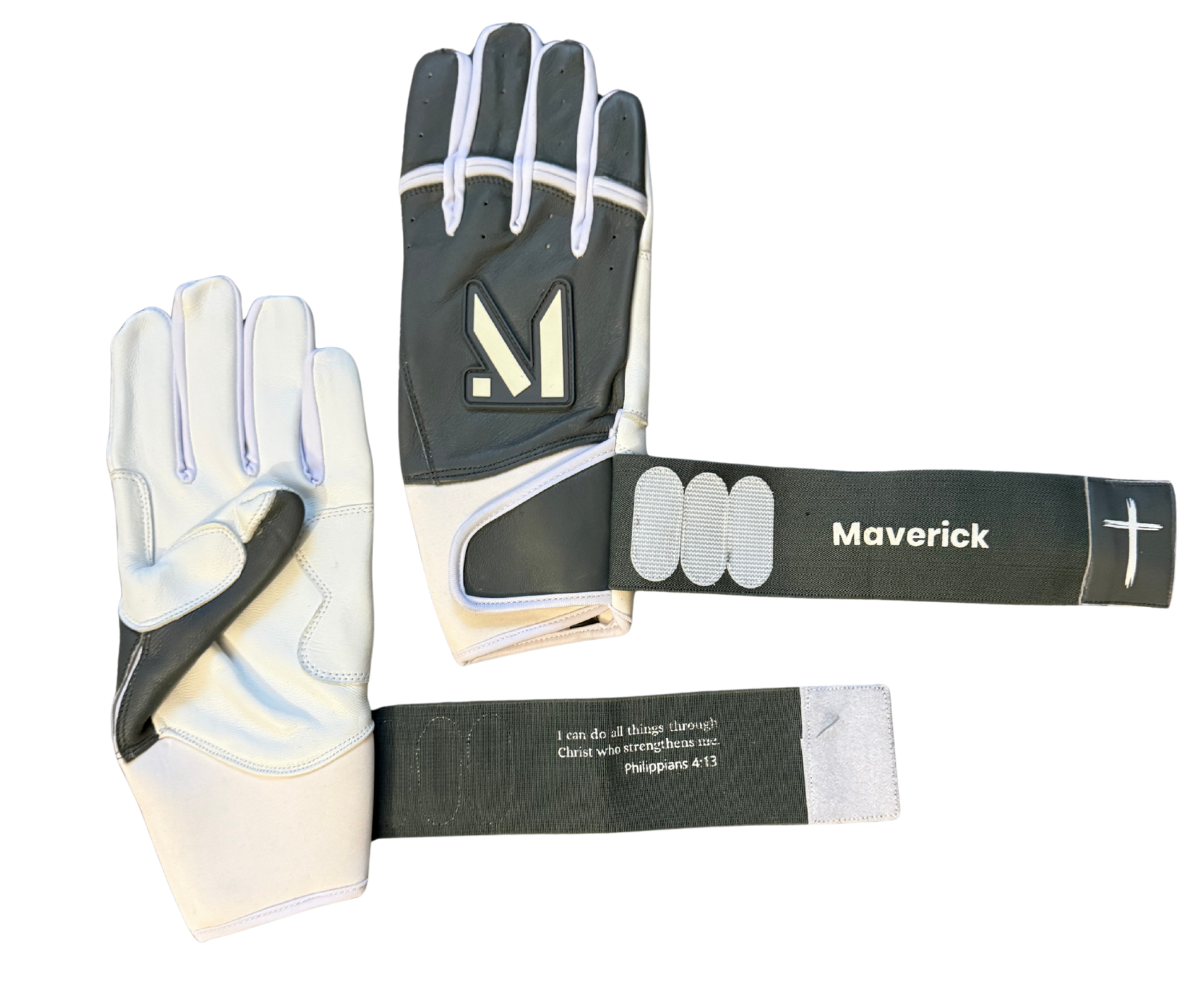 christ handschuhe Faith Batting Gloves- Philippians 4:13 – Hot Maverick Merchandise