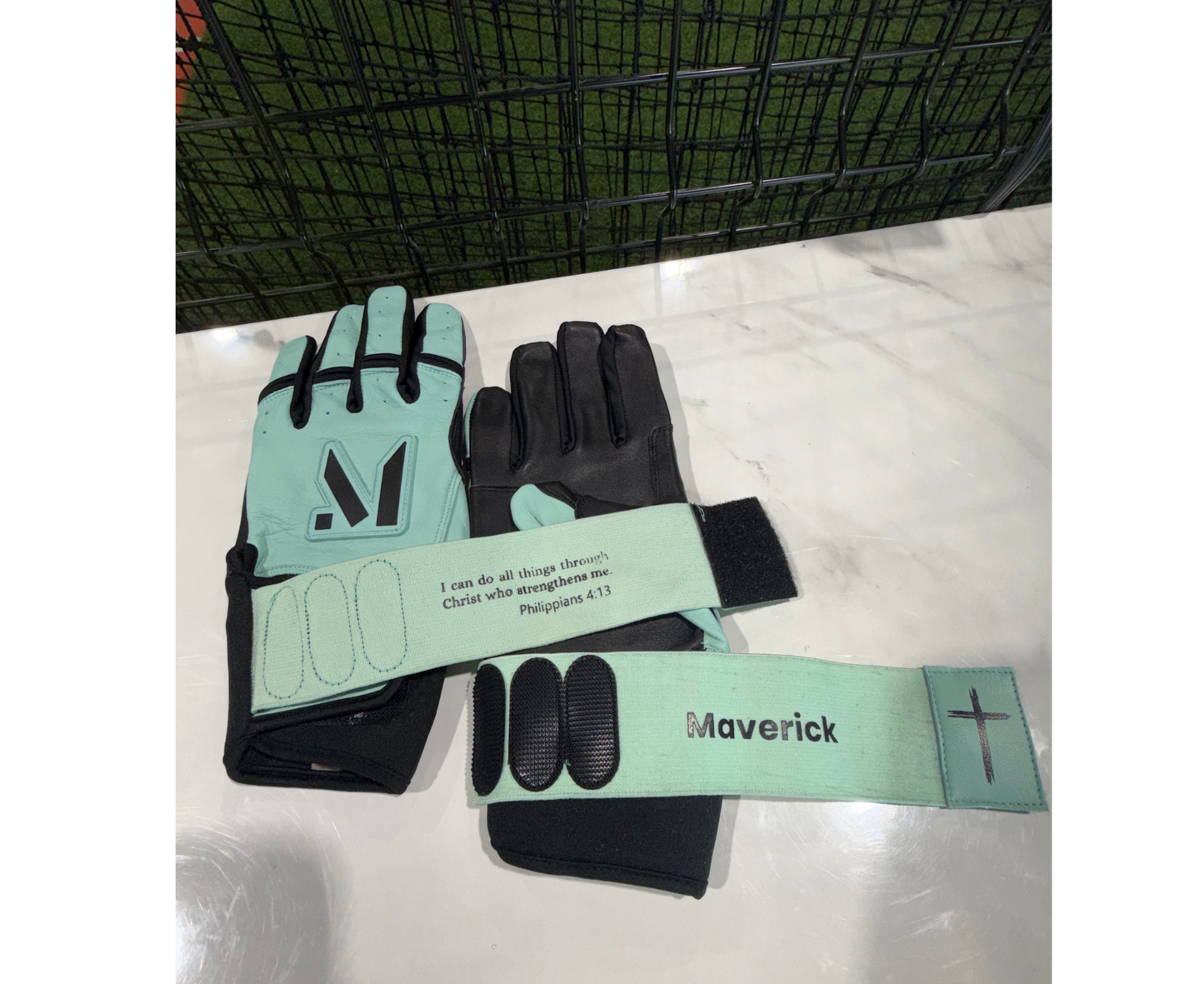 Faith Batting Gloves- Philippians 4:13