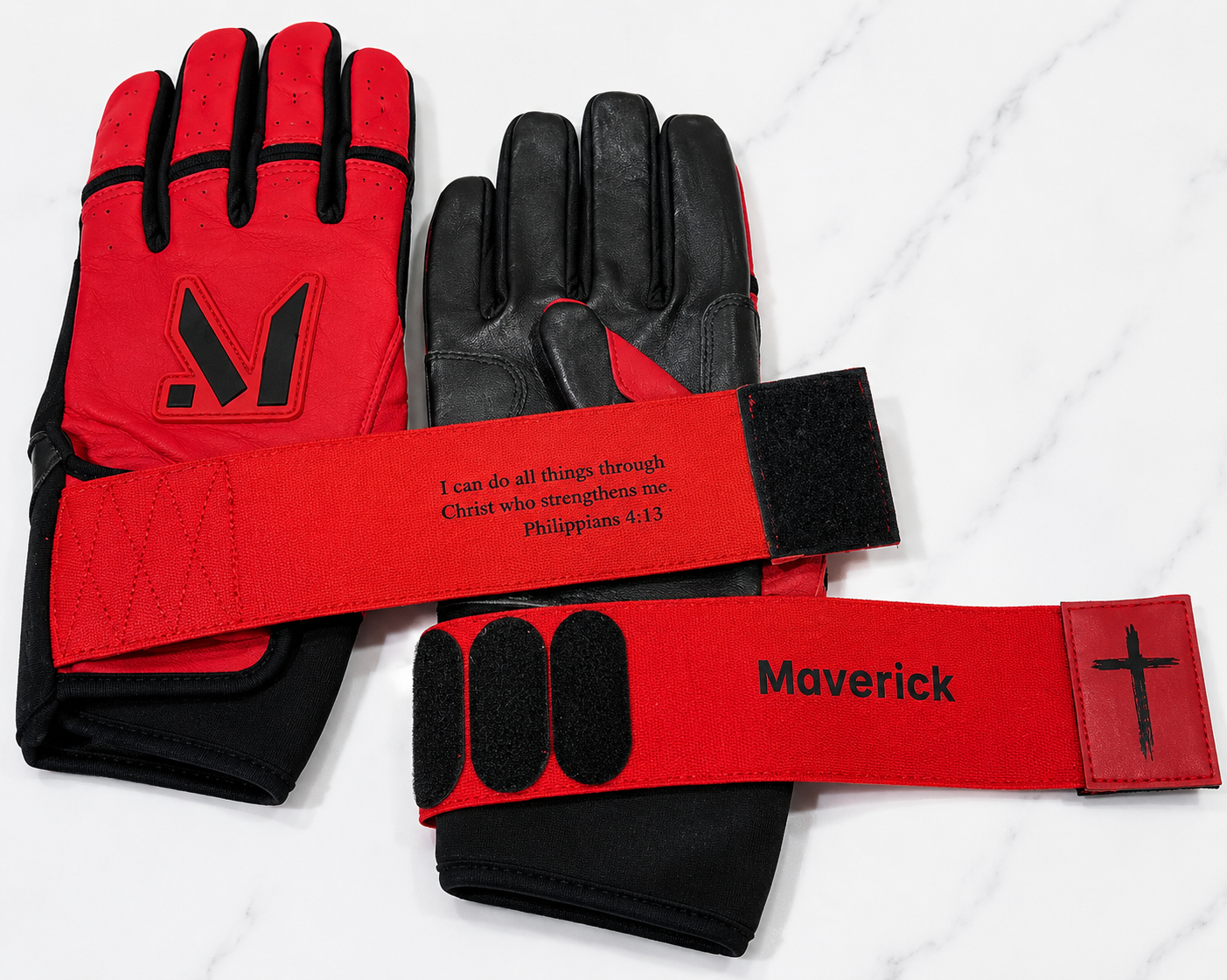 Faith Batting Gloves- Philippians 4:13